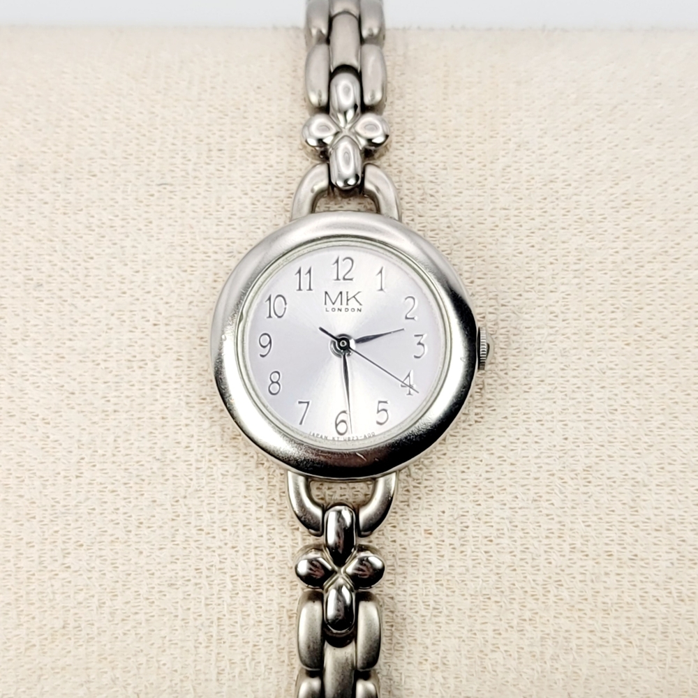 Michiko London Koshino MK “POP” Women’s Japan Quartz Watch UB23 Light Pink Dial